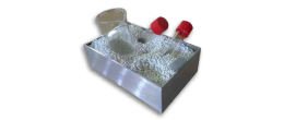 Vasca a due posti con palline di ceramica