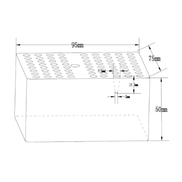 Blocco a 72 fori per provette da 0,2 ml.