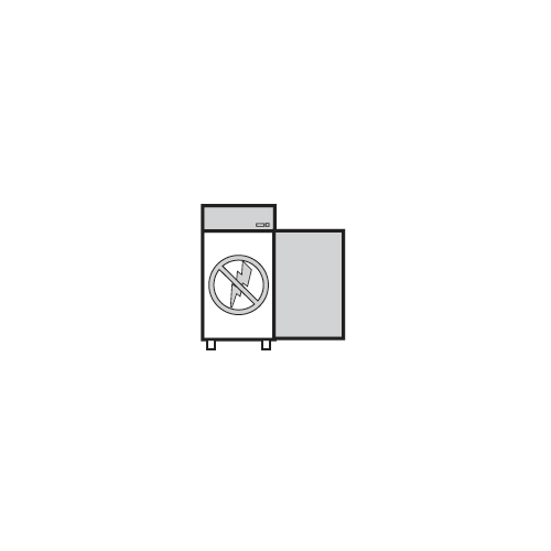Senza contatti elettrici interni