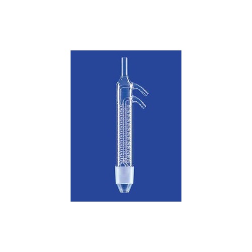 Refrigerante Dimroth per estrattore Soxhlet da 200 e 250 ml. - cono inferiore maschio 55/45