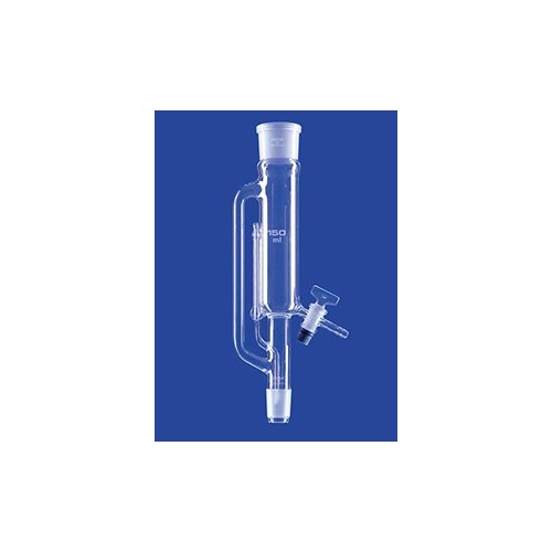 Corpo centrale con rubinetto per Soxhlet ml. 2000 - cono femmina 85/55 - cono maschio 29/32