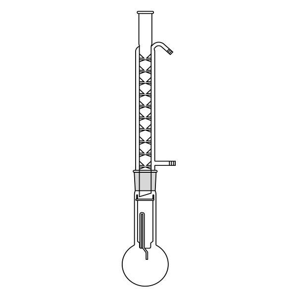 Estrattore secondo Kumagawa in vetro borosilicato