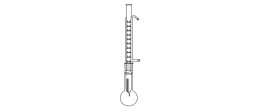 Estrattore secondo Kumagawa in vetro borosilicato