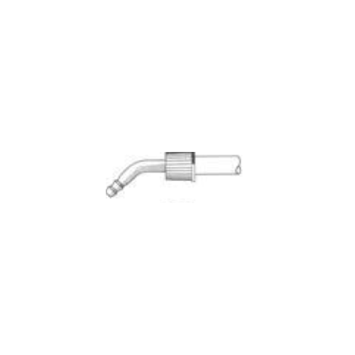 Connettore in plastica piegato con tappo forato GL 14 e o-ring in silicone