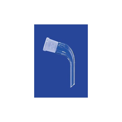 Raccordo curvo con cono femmina normalizzato 29/32 gocciolatore corto