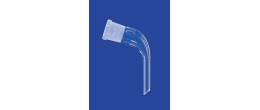 Raccordo curvo con cono femmina normalizzato 29/32 gocciolatore corto