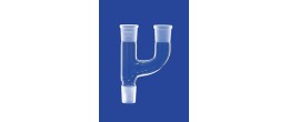 Raccordo multiplo con 2 coni femmina paralleli 29/32 e un cono maschio 29/32