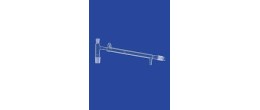 Raccordo per distillazione con refrigerante Liebig incorporato mant. 400 mm.
