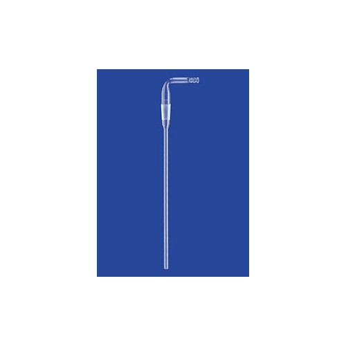 Tubo per immissione aria forma codata con cono maschio 29/32 e tubetto piegato