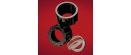 Tappo a vite forato SVL 15 con guarnizione in gomma - foro 8 mm.