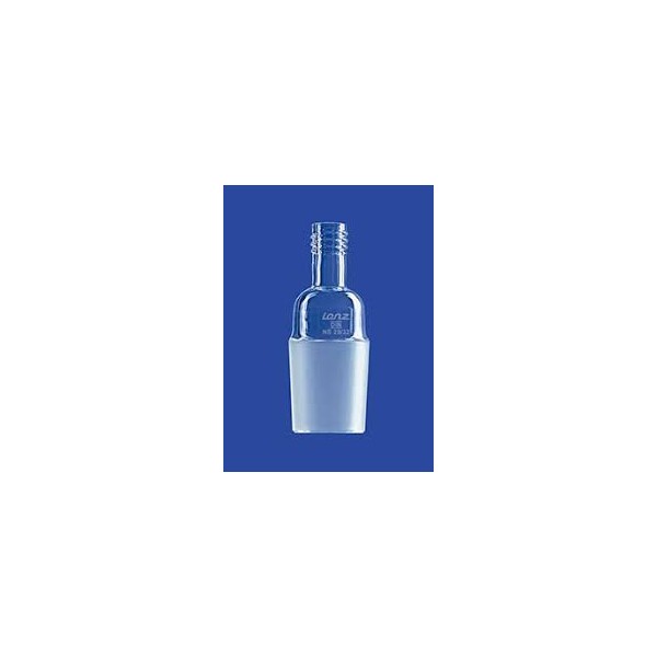 Raccordo dritto con cono maschio 14/23 e filettatura GL 18