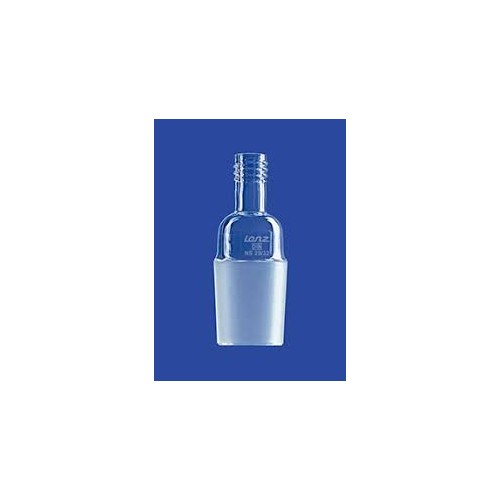 Raccordo dritto con cono maschio 14/23 e filettatura GL 18