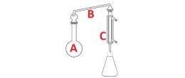 Distillatore per la determinazione dell'alcol nei vini - completo