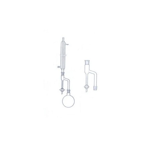 Tubo di raccolta Marcusson graduato ml. 25 div. 1/5 con rubinetto - senza pallone e refrigerante