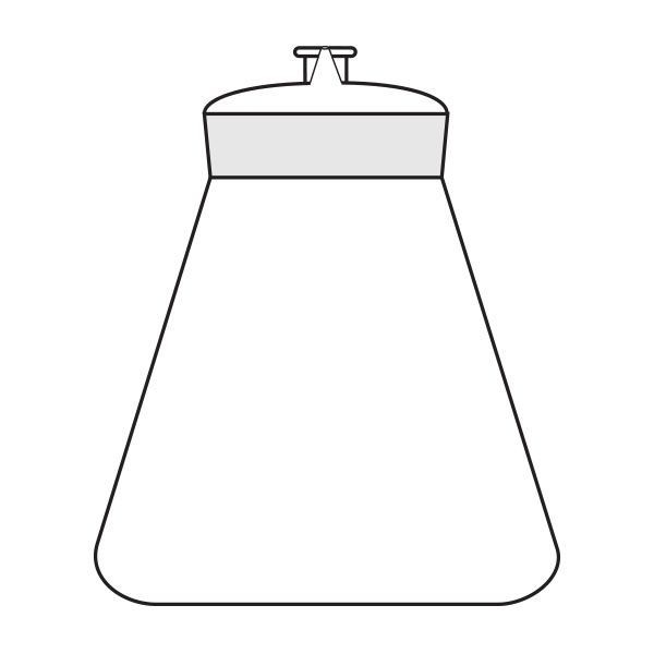 Picnometro di Hubbard-Carmik forma conica ml. 25