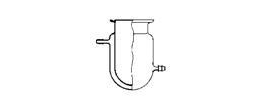 Reattore termostatico forma cilindrica DN 100 - ml. 1000 graduato