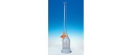 Buretta di Schilling classe B striscia Schelbach vetro Duran chiaro ml. 25 divisione 1/10