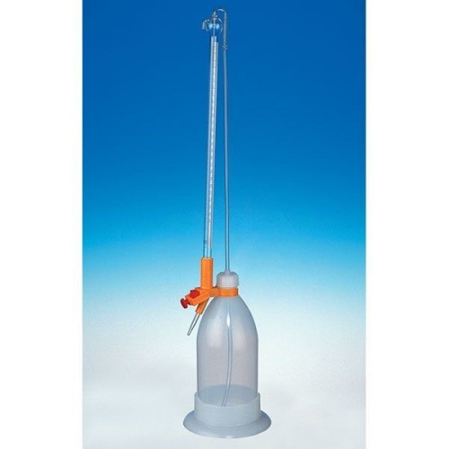 Buretta di Schilling classe B striscia Schelbach vetro Duran chiaro ml. 10 divisione 1/20