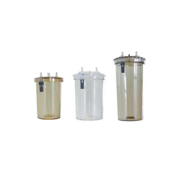 Recipiente in PES da 1200 ml. con valvola di troppo pieno