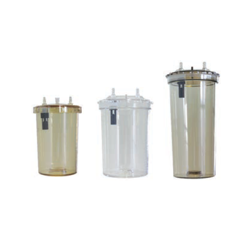 Recipiente in PES da 1200 ml. con valvola di troppo pieno