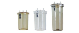 Recipiente in PES da 1200 ml. con valvola di troppo pieno