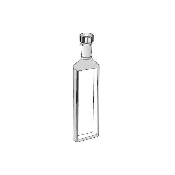 Cuvetta in quarzo con tappo ml. 0,4 C.O. 1 mm. confezione da 2 tipo SS/Q/1