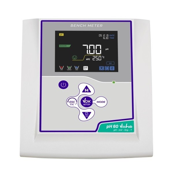 Phmetro da banco PH 60 VioLab con elettrodo 201T