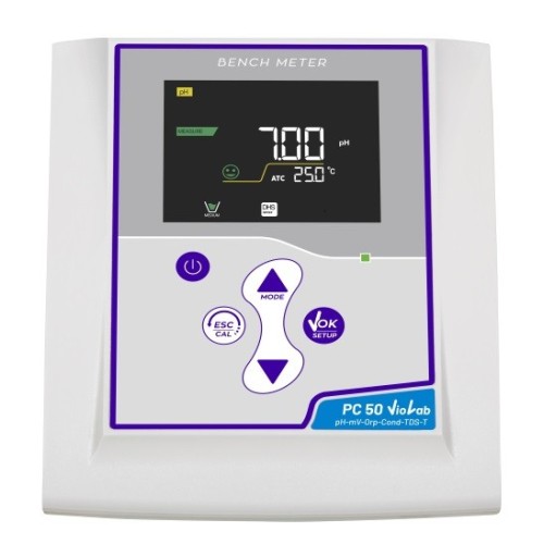 Multiparametro da banco PC 50 VioLab con cella 2301 T ma senza elettrodo di pH