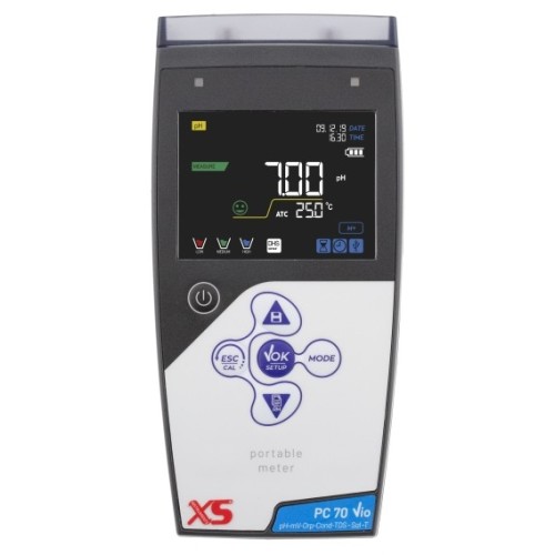 Multiparametro portatile PC 70 Vio con cella 2301T ed elettrodo 201 T DHS