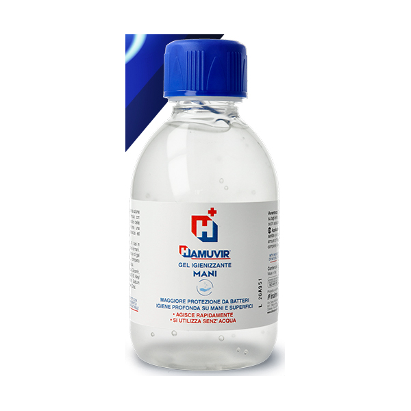 Gel igienizzante mani Hamuvir Gel ml. 250 (75% alcol) Gel igienizzante mani Hamuvir Gel ml. 250 (75% alcol)