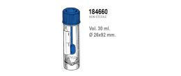 Contenitori per feci in Polipropilene ml. 30 (26x92 mm.) conf. 400
