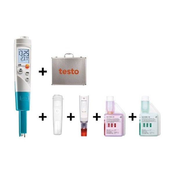 Phmetro tascabile Testo 206-pH1 - Starter Kit
