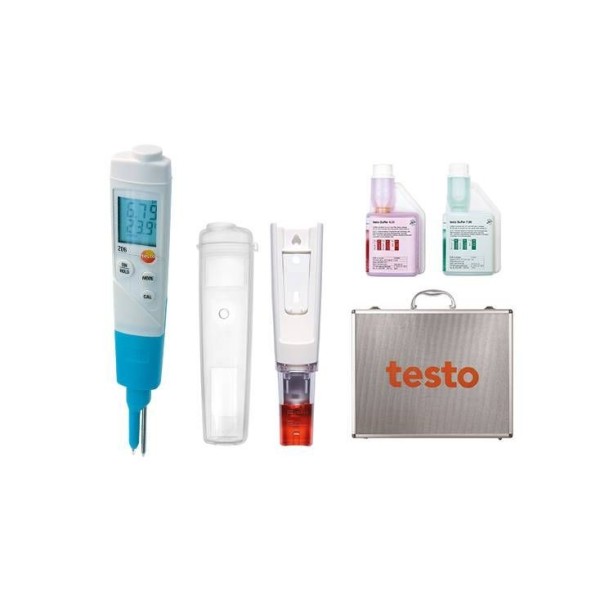 Phmetro tascabile Testo 206-pH2 - Starter kit