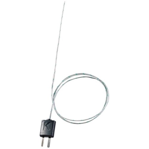 Sonda termocoppia tipo K (liquidi/aria -50 +400°C) in fibra di vetro
