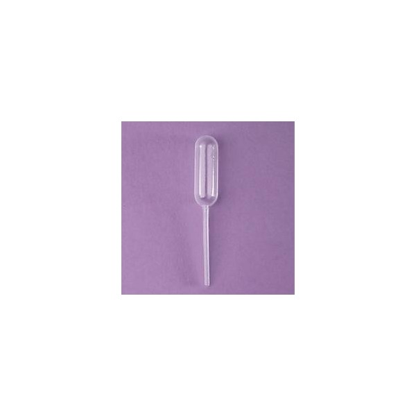 Pipette Pasteur in PE ml. 4 non graduata - confezione da 1500 - sterile in sacchetti da 20
