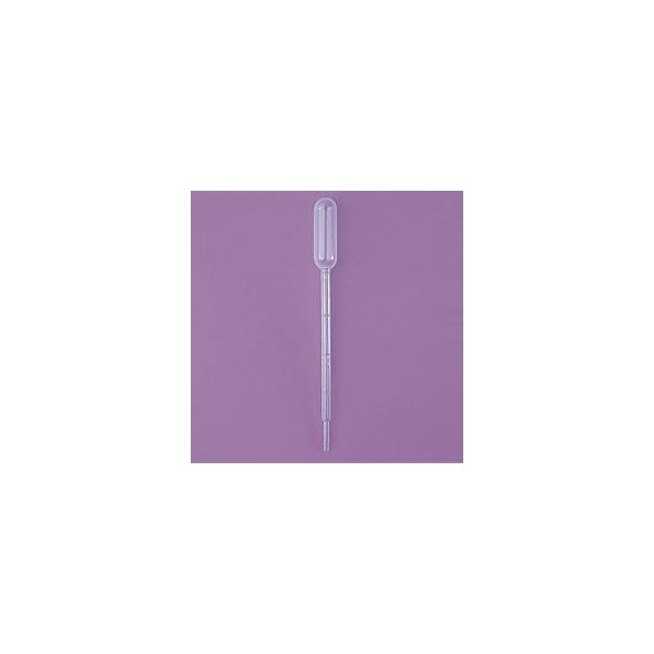 Pipette Pasteur in PE ml. 5 graduata fino ad 1 ml. - confezione da 1000 - sterili in sacchetti da 20