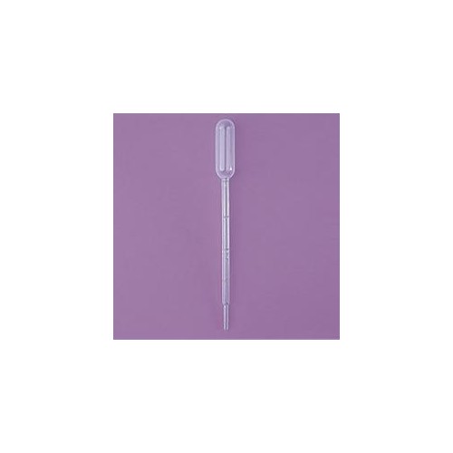 Pipette Pasteur in PE ml. 5 graduata fino ad 1 ml. - confezione da 1000 - sterili in sacchetti da 20