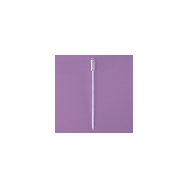 Pipette Pasteur in PE ml. 6 graduata fino ad 1,5 ml. - confezione da 1000 - sterili in sacchetti da 20