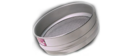 Setaccio inox certificato diametro 200 mm. luce netta 45 mm.