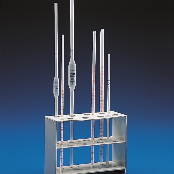 Portapipette verticale in PP 16 posti Portapipette verticale in PP 16 posti