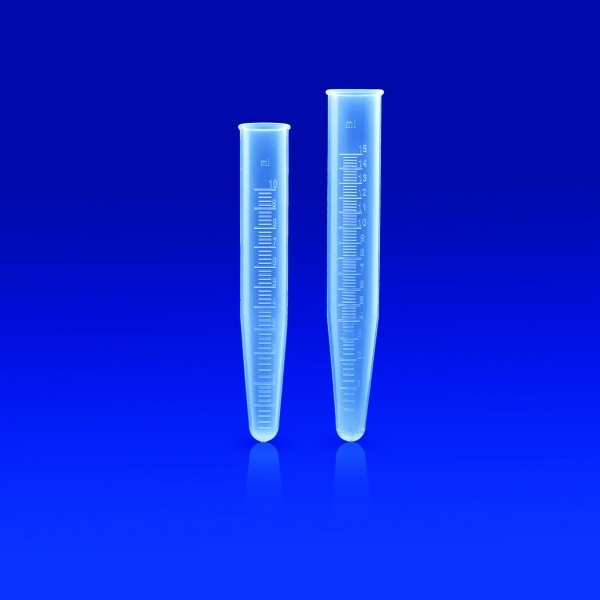 Provetta conica graduata in polipropilene per centrifuga 16x107 mm. - 10 ml. Provetta conica graduata in polipropilene per centrifuga 16x107 mm. - 10 ml.