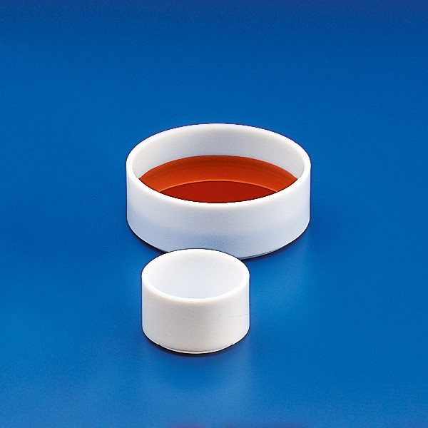 Capsula in PTFE per evaporazione ml. 100 (80x28h) a pareti dritte