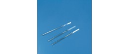 Spatole per cuvette e coagulo lunghezza 90 mm. - confezione da 100