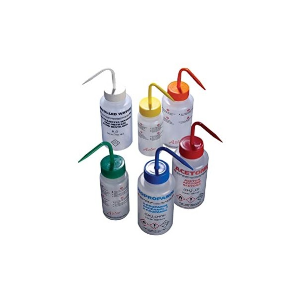 Spruzzetta a bocca larga ml. 500 con tappo rosso per acetone