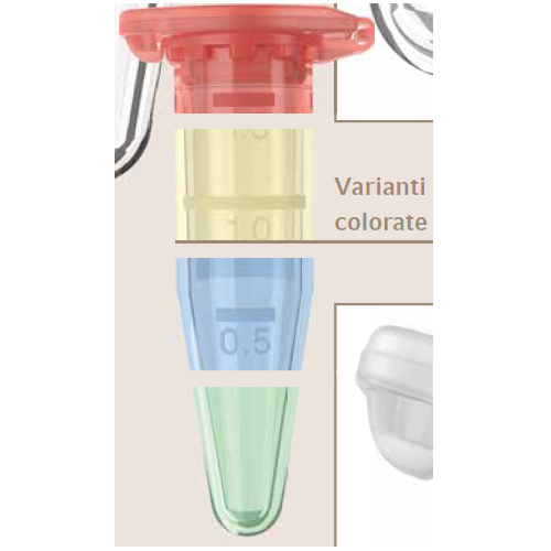 Microprovette Eppendorf SafeLock rosse ml. 1,5 confezione da 1000 (Eppendorf quality)