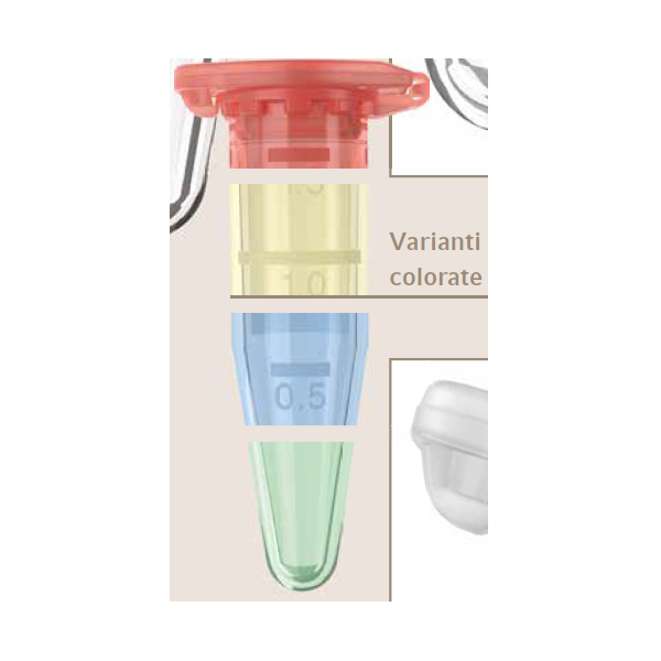 Microprovette Eppendorf SafeLock ambrate ml....