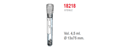 Provetta sierosep con tappo a pressione ed etichetta - 13x75 mm. - 4,5 ml. - confezione da 1000 sterili