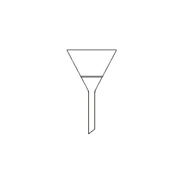 Imbuto filtrante in vetro borosilicato diametro 70 mm. - porosità 1 (100-160 um.)