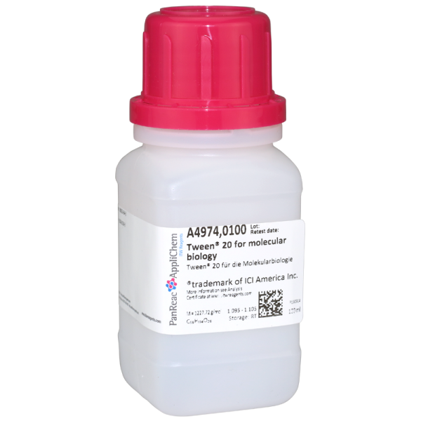 Tween® 20 for molecular biology ml. 100 Tween® 20 for molecular biology ml. 100