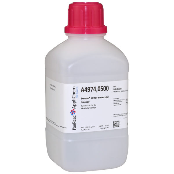 Tween® 20 for molecular biology ml. 500 Tween® 20 for molecular biology ml. 500